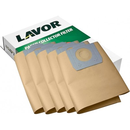 LAVOR FILTRO RACCOGLITORE IN CARTA 5PZ.