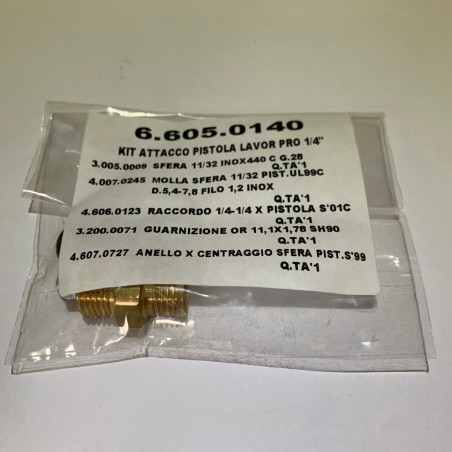 Kit Attacco Pistola Lavor Pro 1/4"