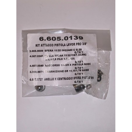 Kit Attacco Pistola Lavor Pro 3/8"